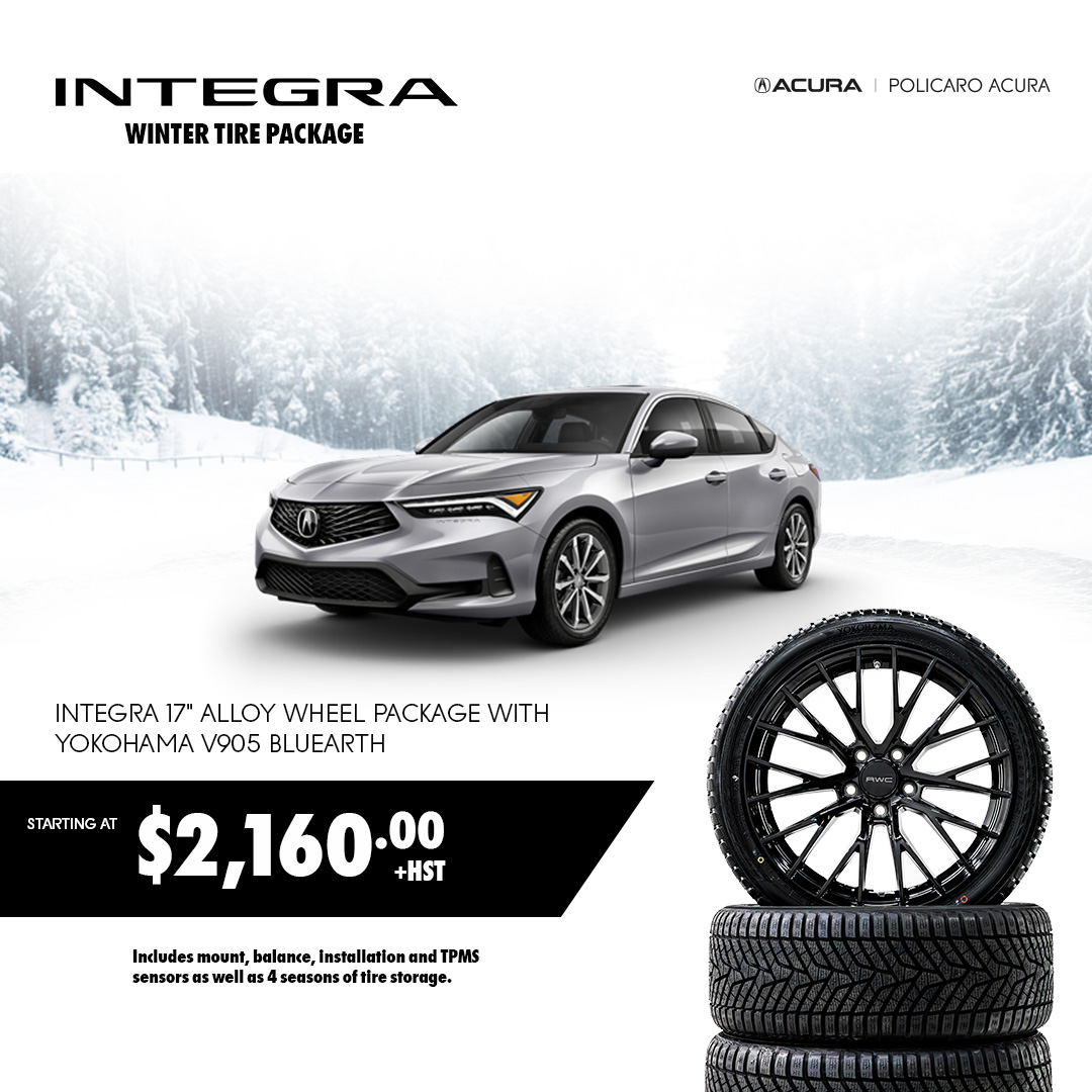 Acura Winter Tire Package Offers Brampton | Policaro Acura