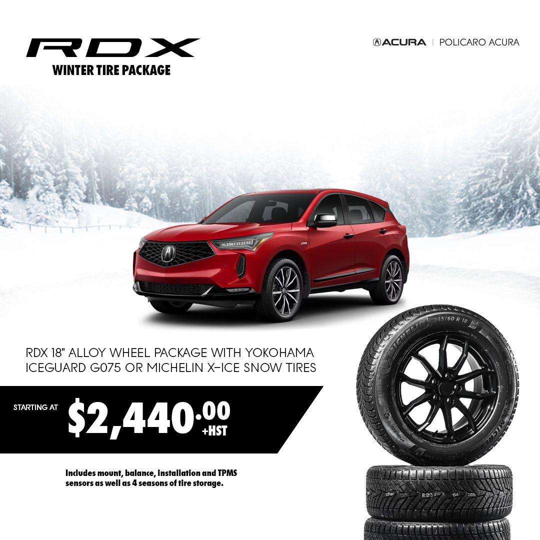 Acura Winter Tire Package Offers Brampton | Policaro Acura