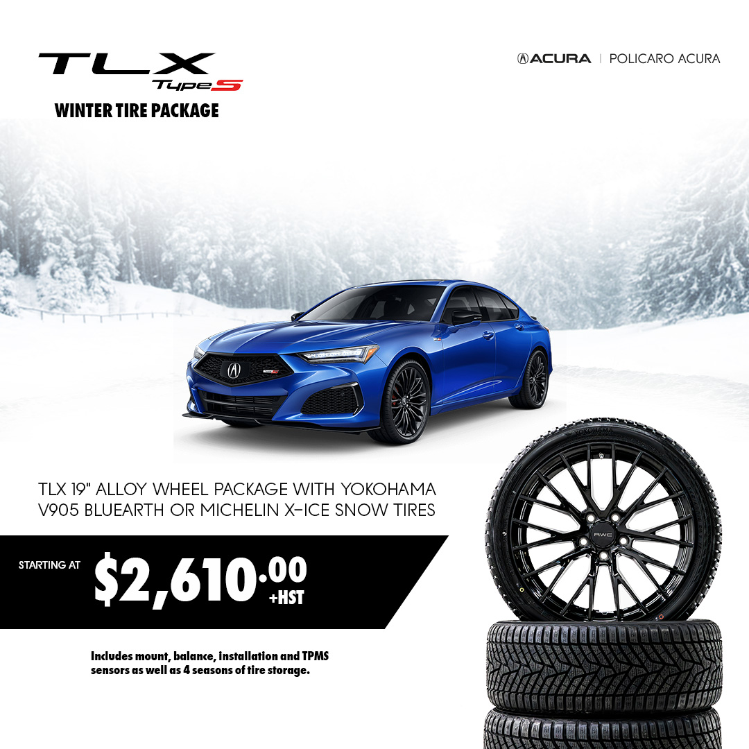 Acura Winter Tire Package Offers Brampton | Policaro Acura