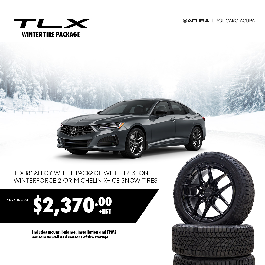 Acura Winter Tire Package Offers Brampton | Policaro Acura